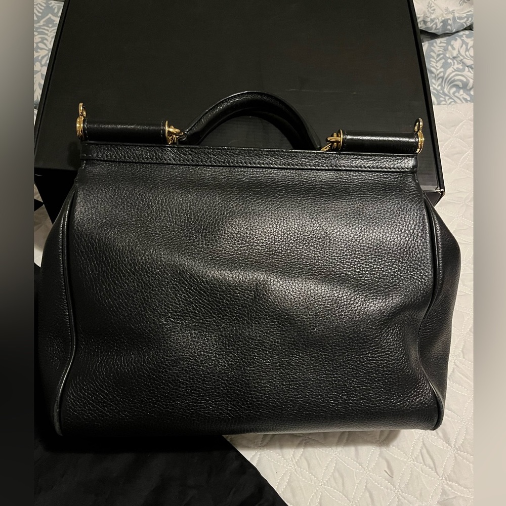 Dolce & Gabbana - Sicily leather handbag - Picture 6 of 16